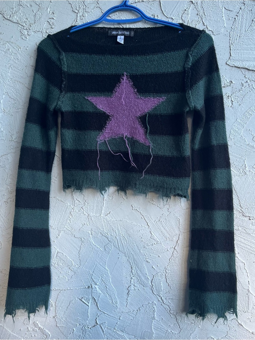 Urban Outfitters Star Cropped Sweater!